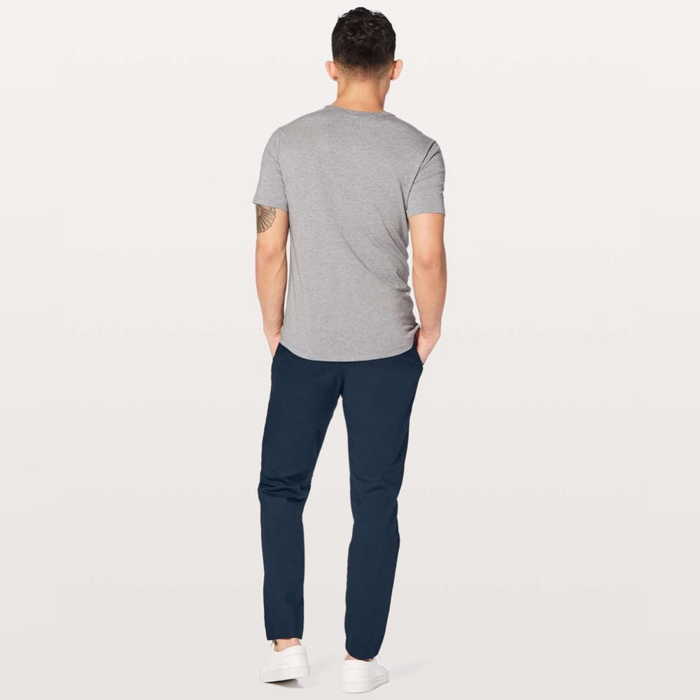 Lululemon Commission Pant Classic *Swift Cotton True Navy Size 34 - Picture 3 of 8